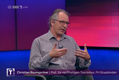 Christian Baumgartner at Talk1 (austrian boradcast)